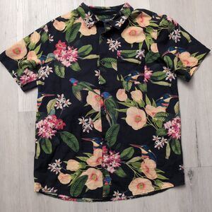 Roark Hawaiian Shirt Men's Size Large Multi Short Sleeve Roark Shirt